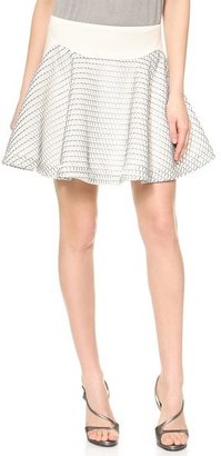 Jay Ahr Honeycomb Miniskirt