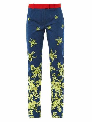 Preen by Thornton Bregazzi Citrus flower-print trousers