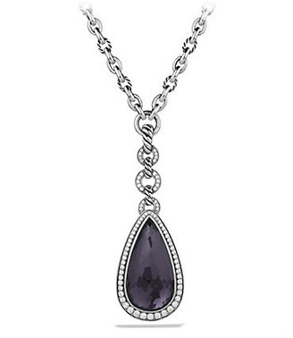 David Yurman Anjou Necklace with Black Orchid and Diamonds