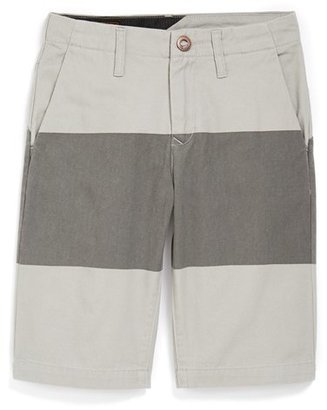 Volcom Stripe Chino Shorts (Big Boys)