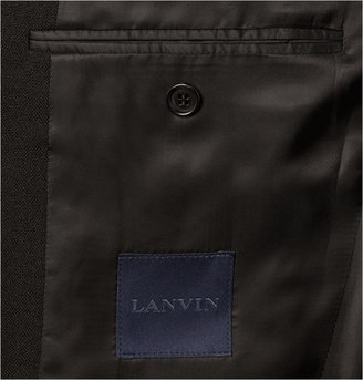 Lanvin Black Slim-Fit Wool Suit Jacket