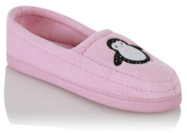 George Penguin Slippers - Baby Pink