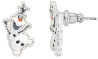 Frozen Disney® Frozen Silver- Plated Olaf the Snowman Stud Earrings- Multicolor (18")