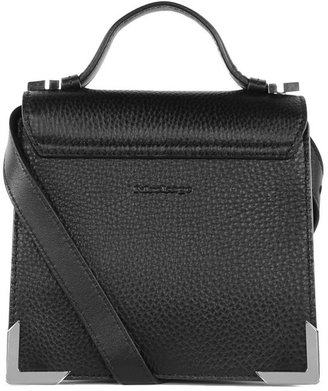Mackage Rubie-F4 Black Leather Mini Crossbody Bag