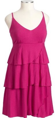Old Navy Women's Plus Layered-Tier Jersey Dresses