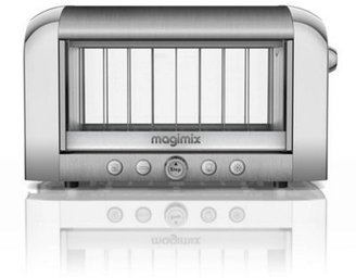 Magimix 2 slice brushed silver Glass 'Vision 11526' professional toaster