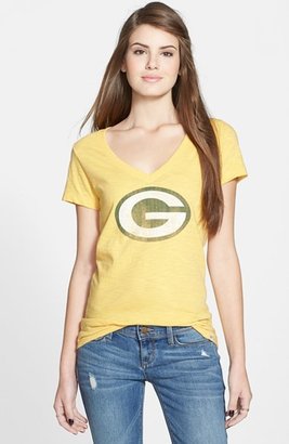 47 Brand 'Packers' V-Neck Tee (Juniors)