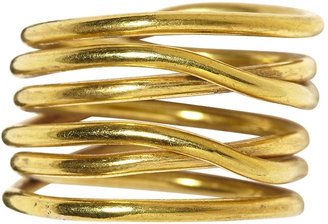 Kelly Wearstler Small Twisted Brass Ring