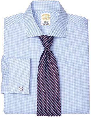 Brooks Brothers Golden Fleece® Madison Fit Micro Check French Cuff Dress Shirt