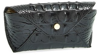 Brahmin Croc-Embossed Leather Eyeglasses Case