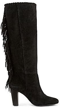 JCPenney Cosmopolitan Odessa Fringed Tall Suede Boots
