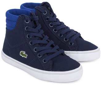 Lacoste Navy Marcel Mid Top Trainers