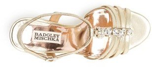 Badgley Mischka 'Kole' T-Strap Wedge Sandal