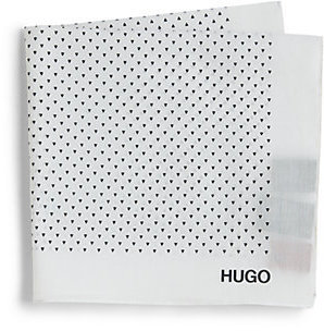 HUGO Logo Print Pocket Square