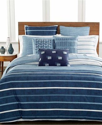 Hotel Collection Colonnade Blue Pair of Standard Shams