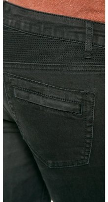 Free People Mid Rise Moto Jeans