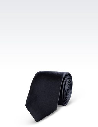 Emporio Armani Silk Tie With Internal Logo