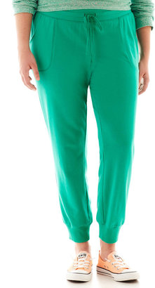JCPenney City Streets Print Skinny Sweatpants - Plus