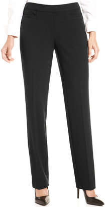 JM Collection Straight-Leg Pull-On Pants