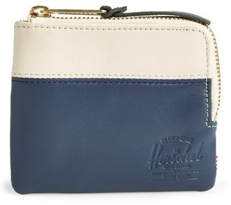 Herschel 'Johnny' Leather Zip Wallet