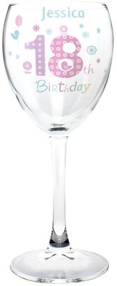 Null Personalised Birthday Wine Glass