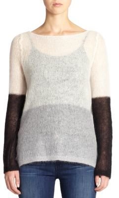 Eileen Fisher The Fisher Project Two-Tone Sweater