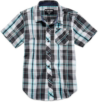 Zoo York Short-Sleeve Button-Front Plaid Shirt - Boys 8-20