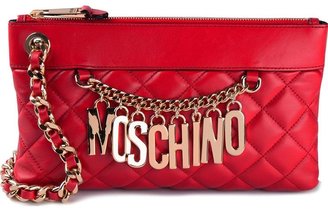 Moschino quilted clutch