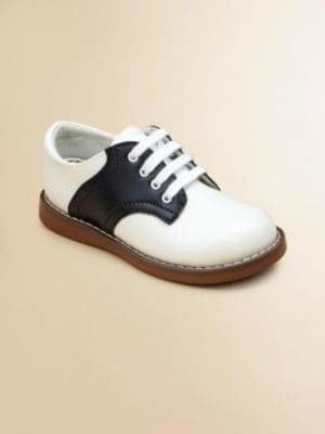FootMates Toddler's & Kid's Leather Saddle Oxford Shoes