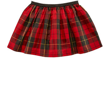 Ralph Lauren Childrenswear Taffeta Plaid Skirt, Red Multi, Sizes 2-6X