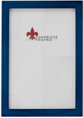 Lawrence Frames Blue Wood Picture Frame, Gallery Collection, 4 by 6-Inch