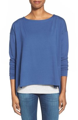 Eileen Fisher Wide Neck Boxy Top