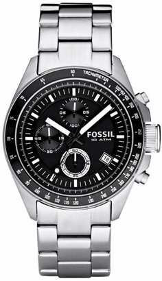 Fossil - Men's Silver Chronograph Dial Bracelet Watch Ch2600ie