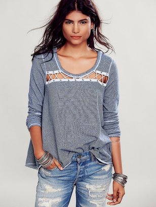 Free People Criss Cross Pullover
