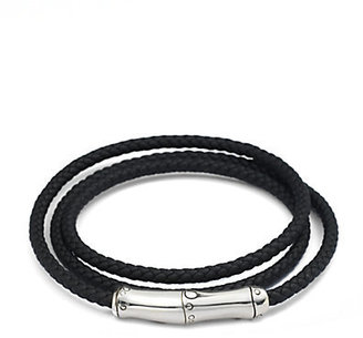 John Hardy Triple-Wrap Leather Bracelet