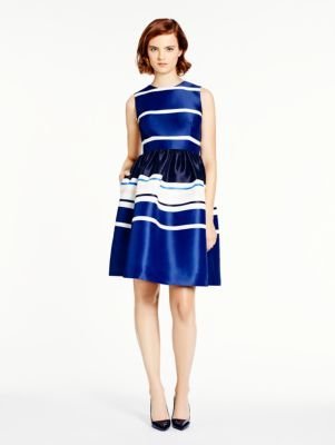 Kate Spade Stripe fit and flare dress