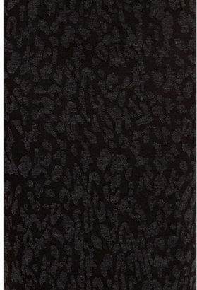 Le Château Leopard Print Knit Skirt