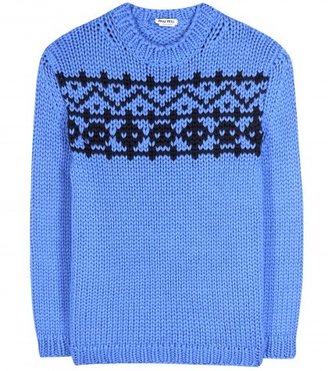 Miu Miu Intarsia Wool Sweater