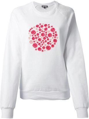 Holly Fulton embroidered Ishihara plate sweatshirt