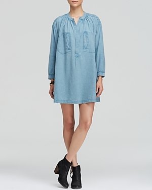 Cynthia Vincent Twelfth Street By Twelfth Street by Dress - Chambray Artist Smock