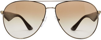 Prada Oversized Aviator Sunglasses