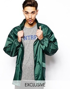 Reclaimed Vintage Pac-A-Mac Festival Anorak