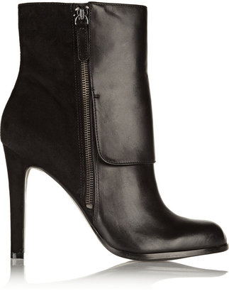 Pour La Victoire Tonia leather and suede ankle boots