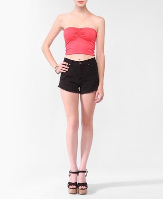 Forever 21 Ruched Tube Top