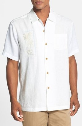 Tommy Bahama 'Palms Over Jamaica' Regular Fit Linen Campshirt