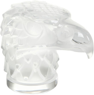 Lalique Clear Eagle Head Paperweight