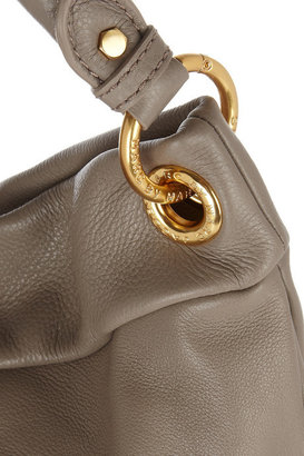 Marc by Marc Jacobs The Classic Q Hiller Hobo textured-leather shoulder bag