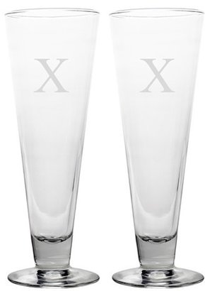 Cathy's Concepts Personalized Classic Pilsner Glasses (Set of 2)