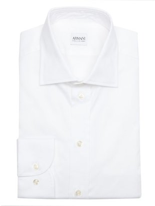 Armani 746 Armani white stretch cotton dress shirt