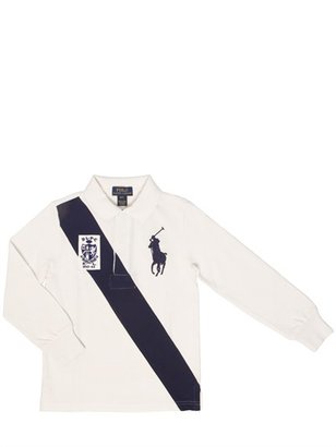 Ralph Lauren Childrenswear - Striped Cotton Piqué Polo Shirt
